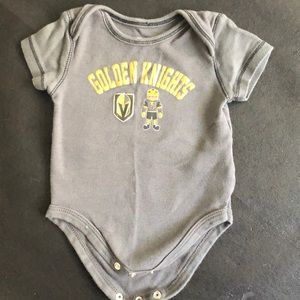 NHL Golden Knights Authentic Onesie - 3/6 month